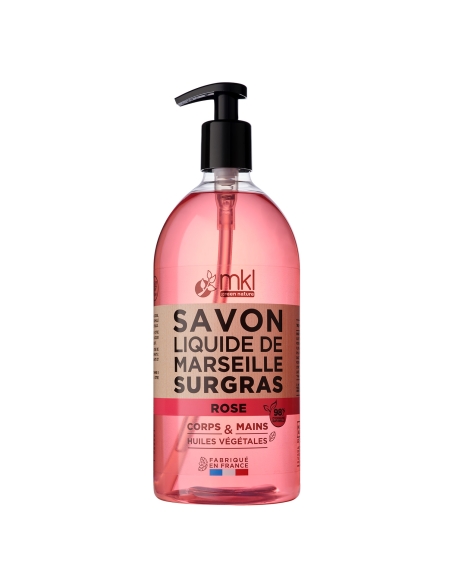 Extra-rich liquid Marseille soap - Rose
