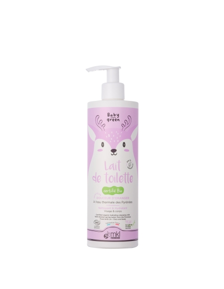 Lait de toilette - Certifié Bio