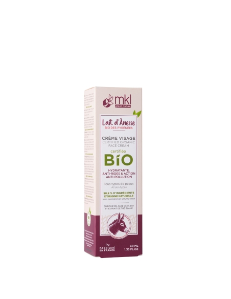 Crème Visage Lait d'Anesse certifiée COSMOS ORGANIC