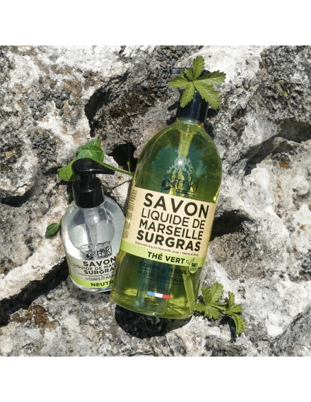 Extra-rich liquid Marseille soap - Green Tea