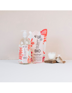 Gel douche certifié BIO 1L - Lait d'ânesse 2
