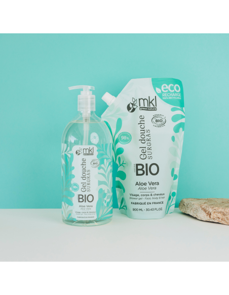Gel douche certifié BIO 1L - Aloe vera