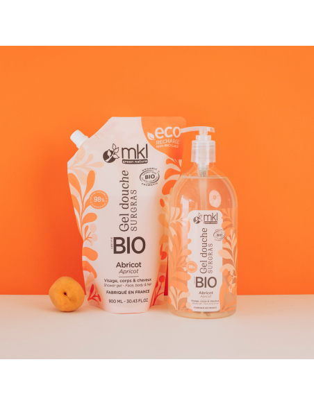 Certified organic shower gel - Apricot