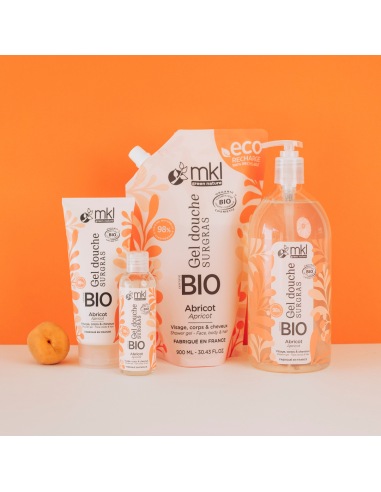 Certified organic shower gel - Apricot