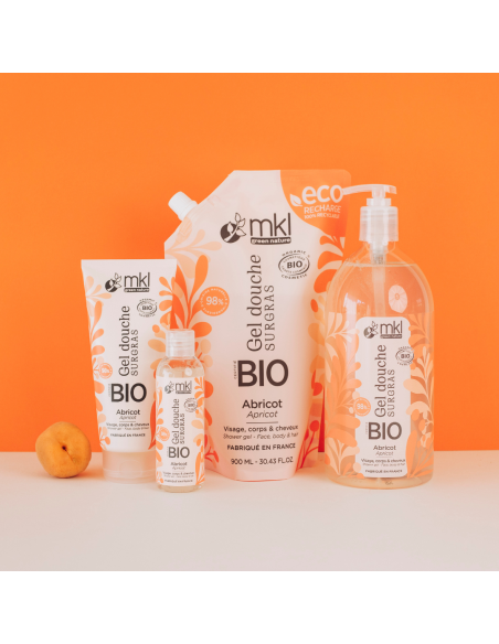 Certified organic shower gel - Apricot