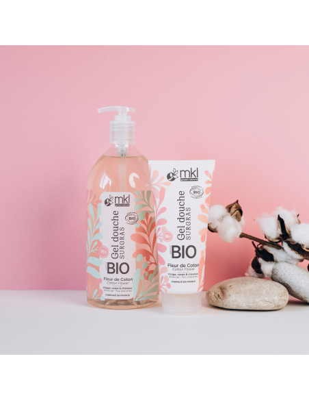 Certified organic shower gel – Cotton flower