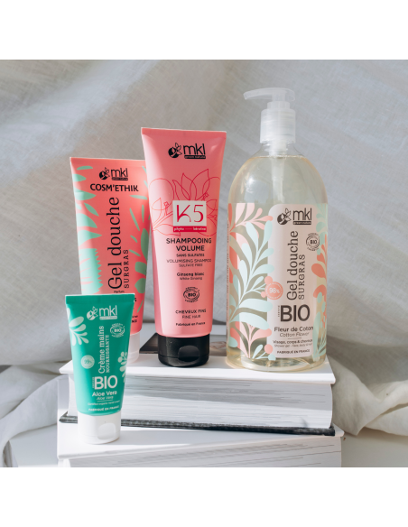 Gel douche certifié BIO 1L - Fleur de coton