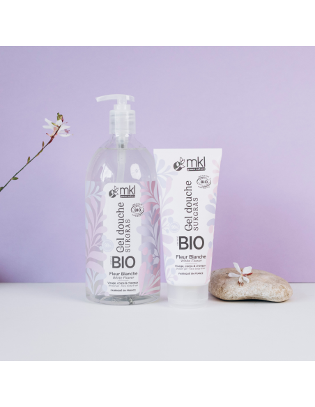 Certified organic shower – White flower