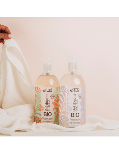 Certified organic shower – White flower