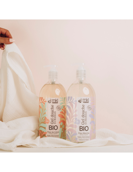Certified organic shower – White flower