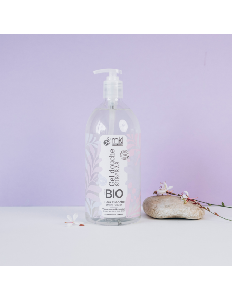 Certified organic shower – White flower