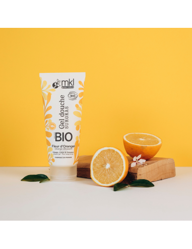 Certified organic shower gel 200 ml – Orange Blossom