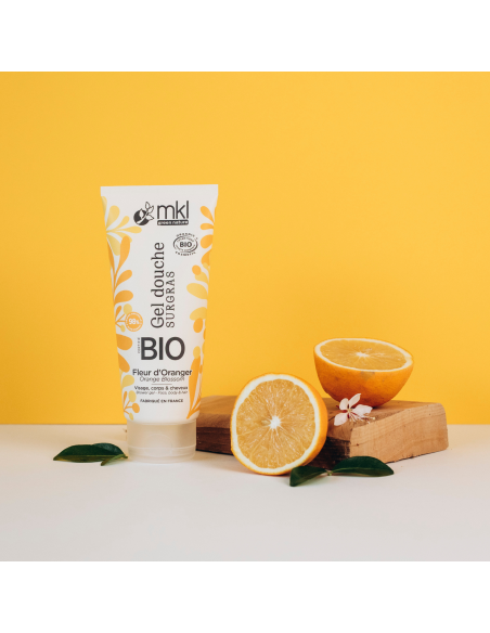 Gel douche certifié BIO 200ml - Fleurs d'oranger