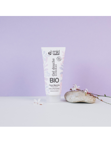 Gel douche certifié BIO 200ml - Fleur blanche