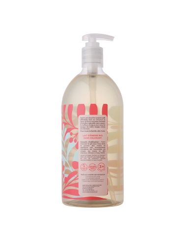 Gel douche certifié BIO 1L - Lait d'ânesse