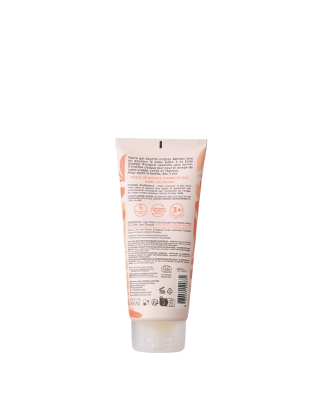 Certified organic shower gel 200 ml – Apricot
