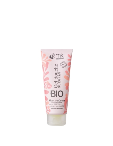 Gel douche certifié BIO 200ml - Fleur de coton
