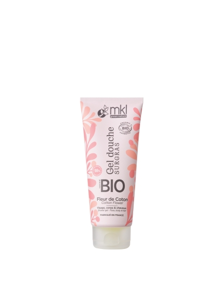 Gel douche certifié BIO 200ml - Fleur de coton
