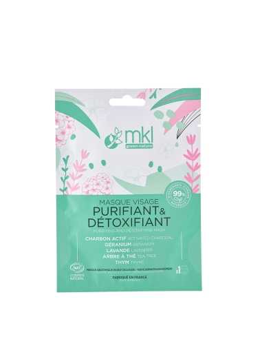 Masque Visage Purifiant Détoxifiant certifié COSMOS NATURAL