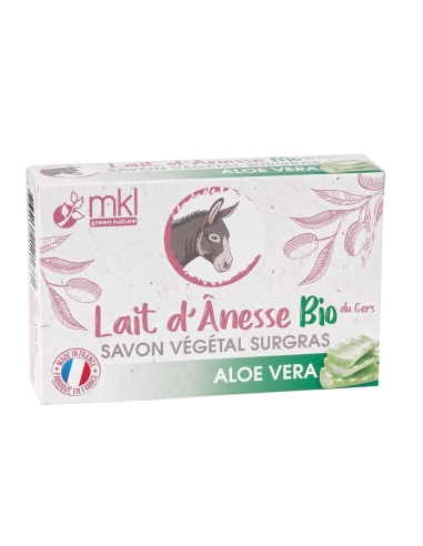 Organic Donkey’s Milk Soap 100g - Aloe Vera