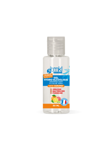 Hydro-alcoholic Hand Gel 30 ml - CITRUS